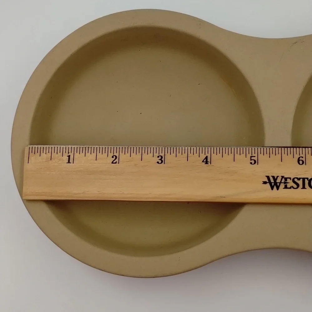 Pampered Chef Double Egg Microwave Cooker Stoneware